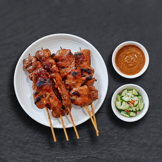 Pork Sticks & Sticky Rice.