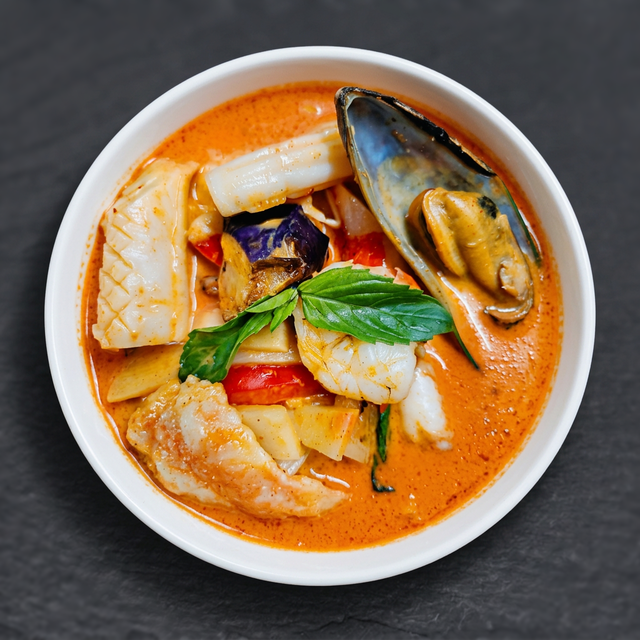 Spicy Seafood Soup.